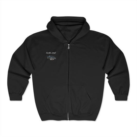 Unisex Heavy Blend™ Full Zip Hoodie - Lucky Soul Chevrolet Silverado 1500