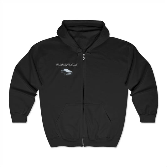 Unisex Heavy Blend™ Full Zip Hooded Sweatshirt - Cool Car Graphics for Automotive Enthusiasts