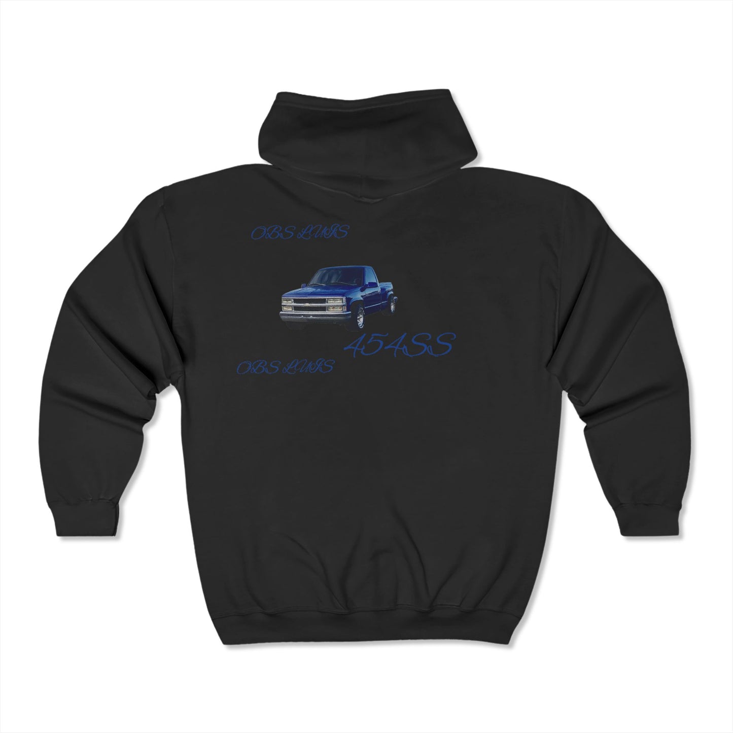 Unisex Zippered Hoodie - "Obsessed Cars" Graphic Sweatshirt for Auto Enthusiasts